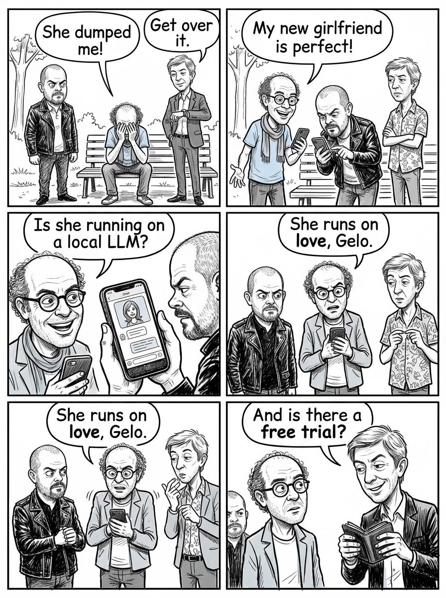 Mini comic strip for this article