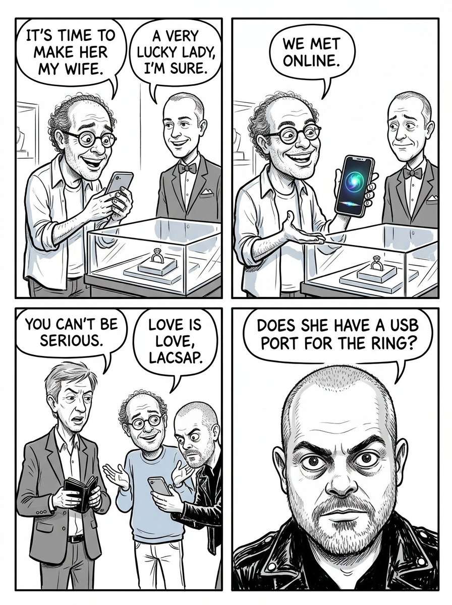 Mini comic strip for this article