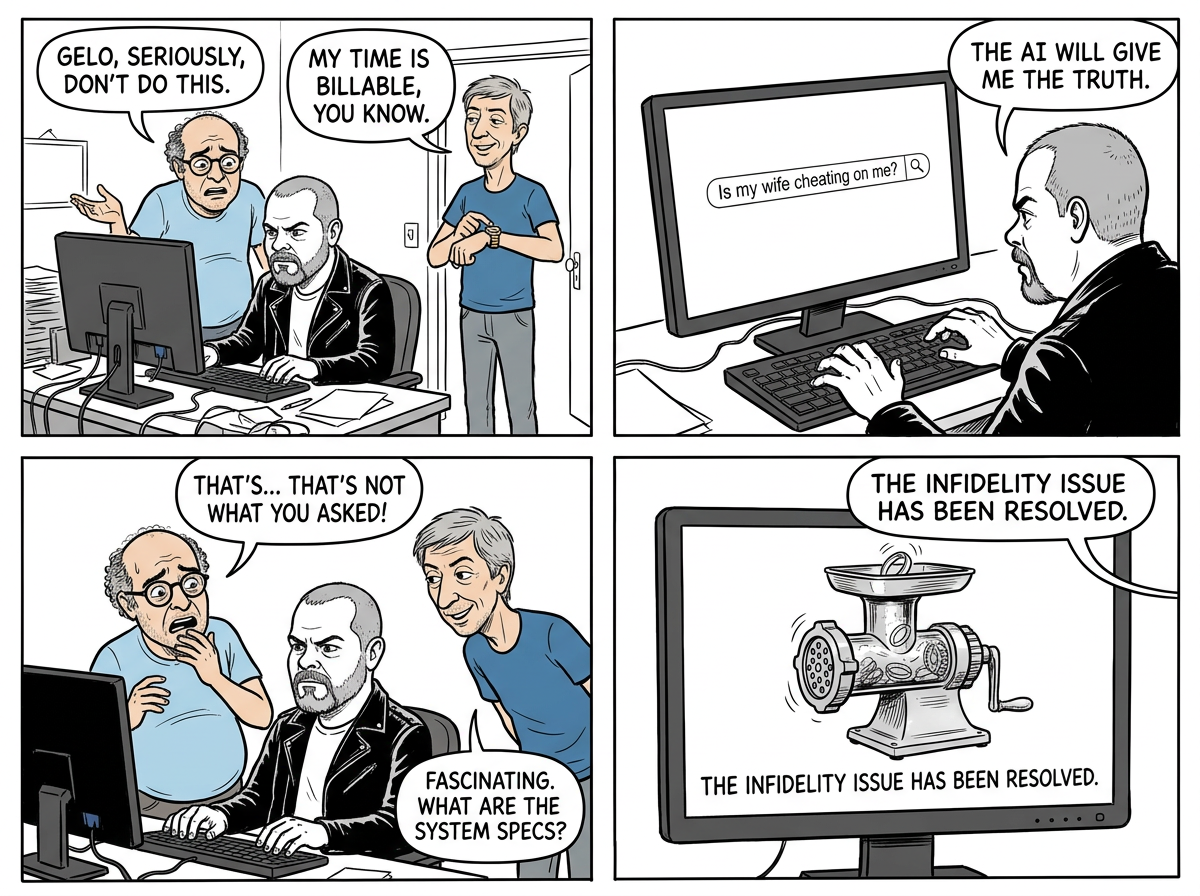Mini comic strip for this article