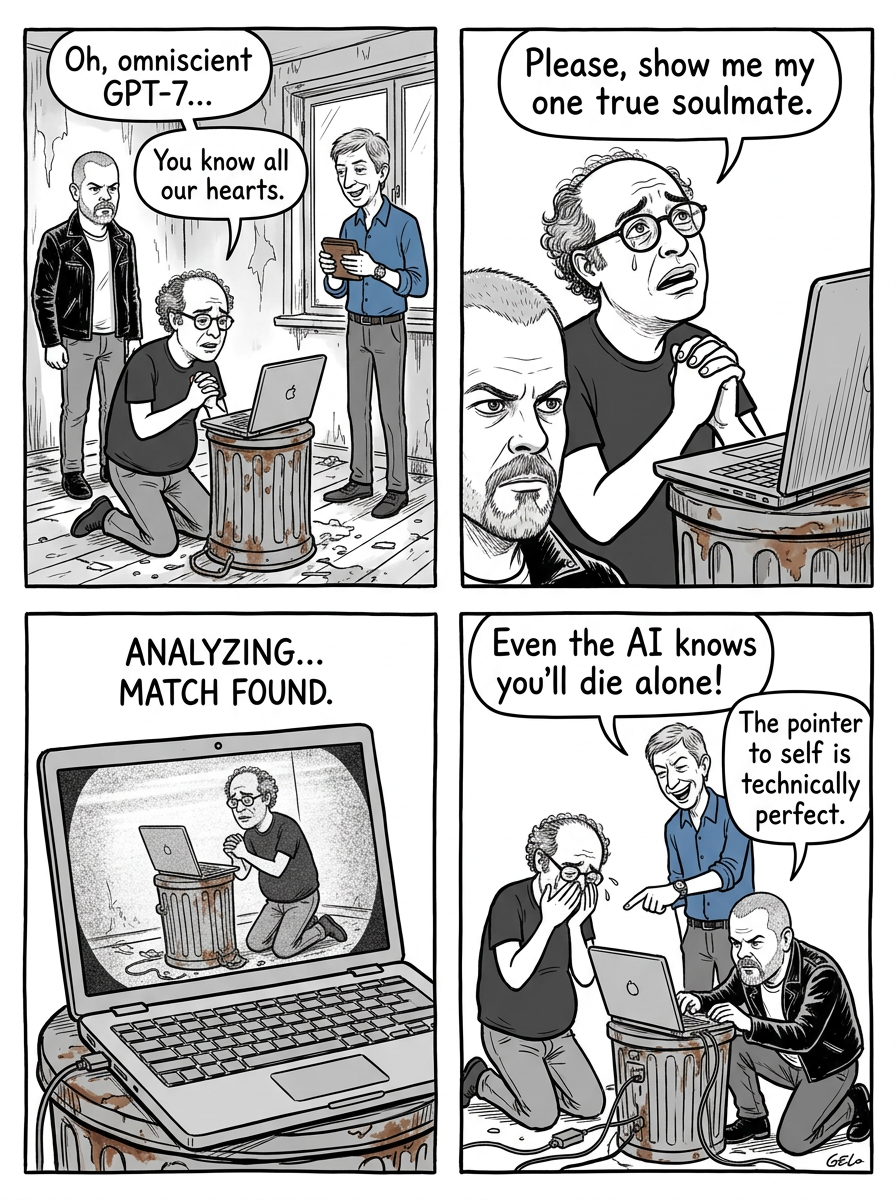 Mini comic strip for this article