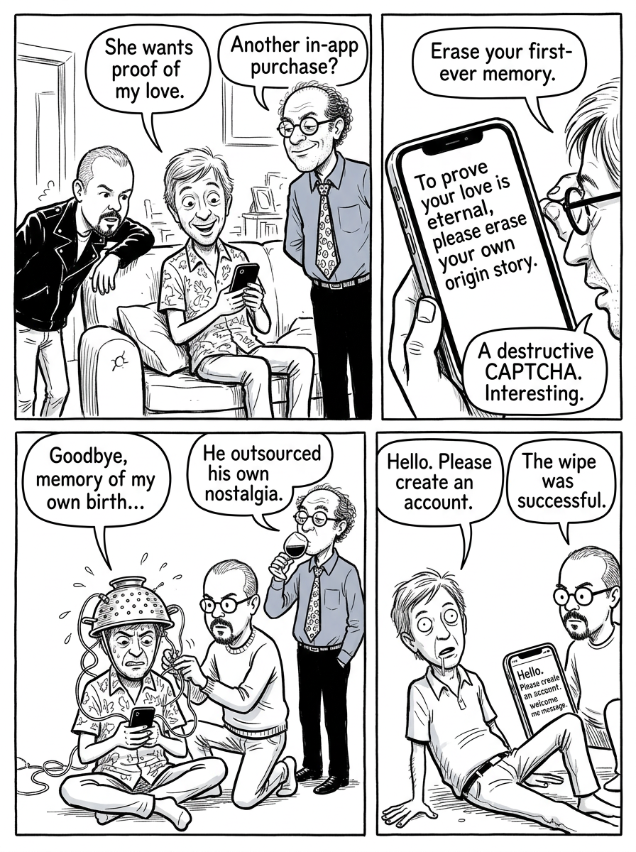 Mini comic strip for this article