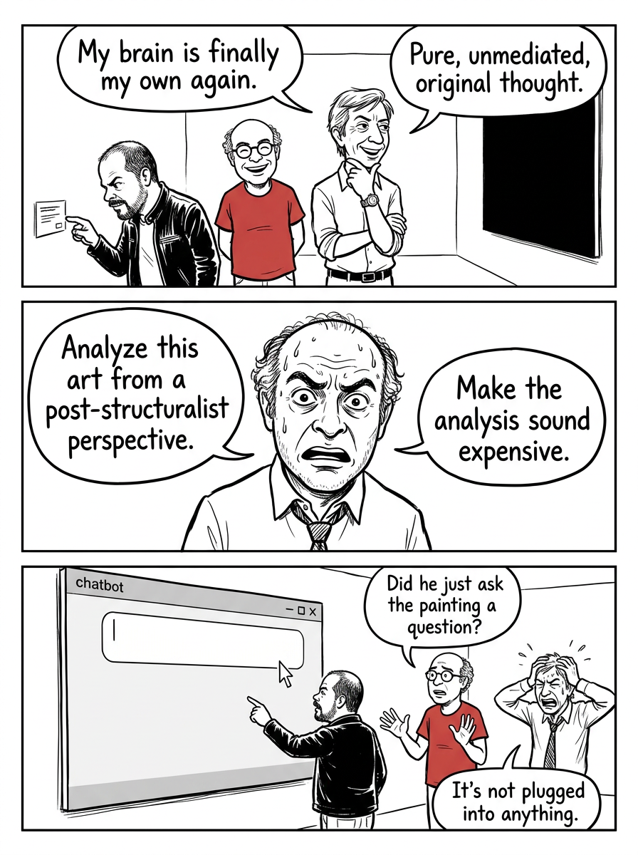 Mini comic strip for this article