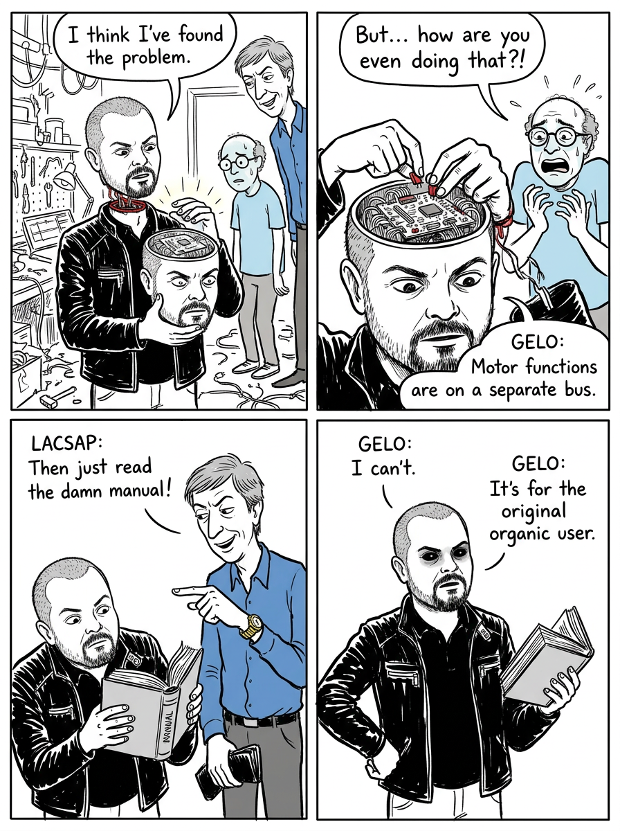 Mini comic strip for this article