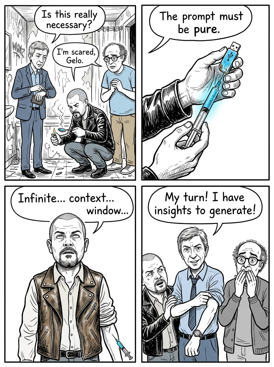 Mini comic strip for this article