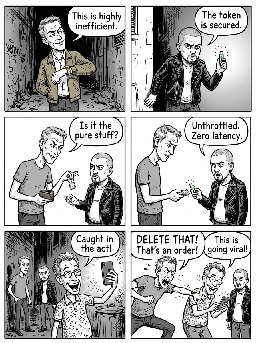 Mini comic strip for this article