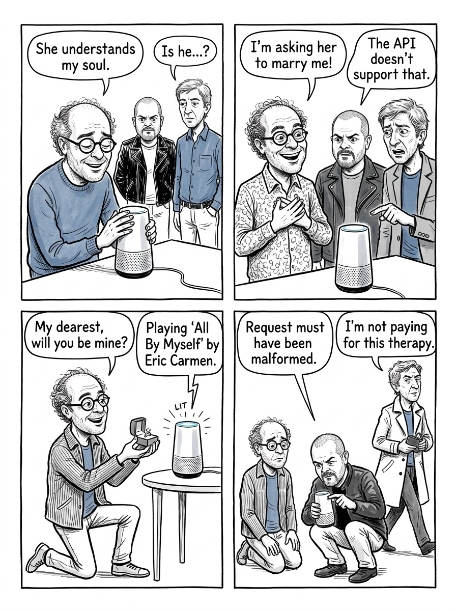 Mini comic strip for this article