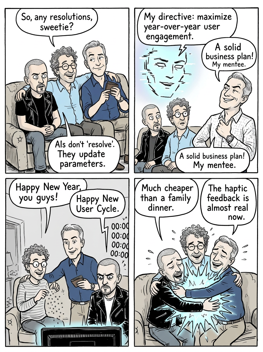Mini comic strip for this article