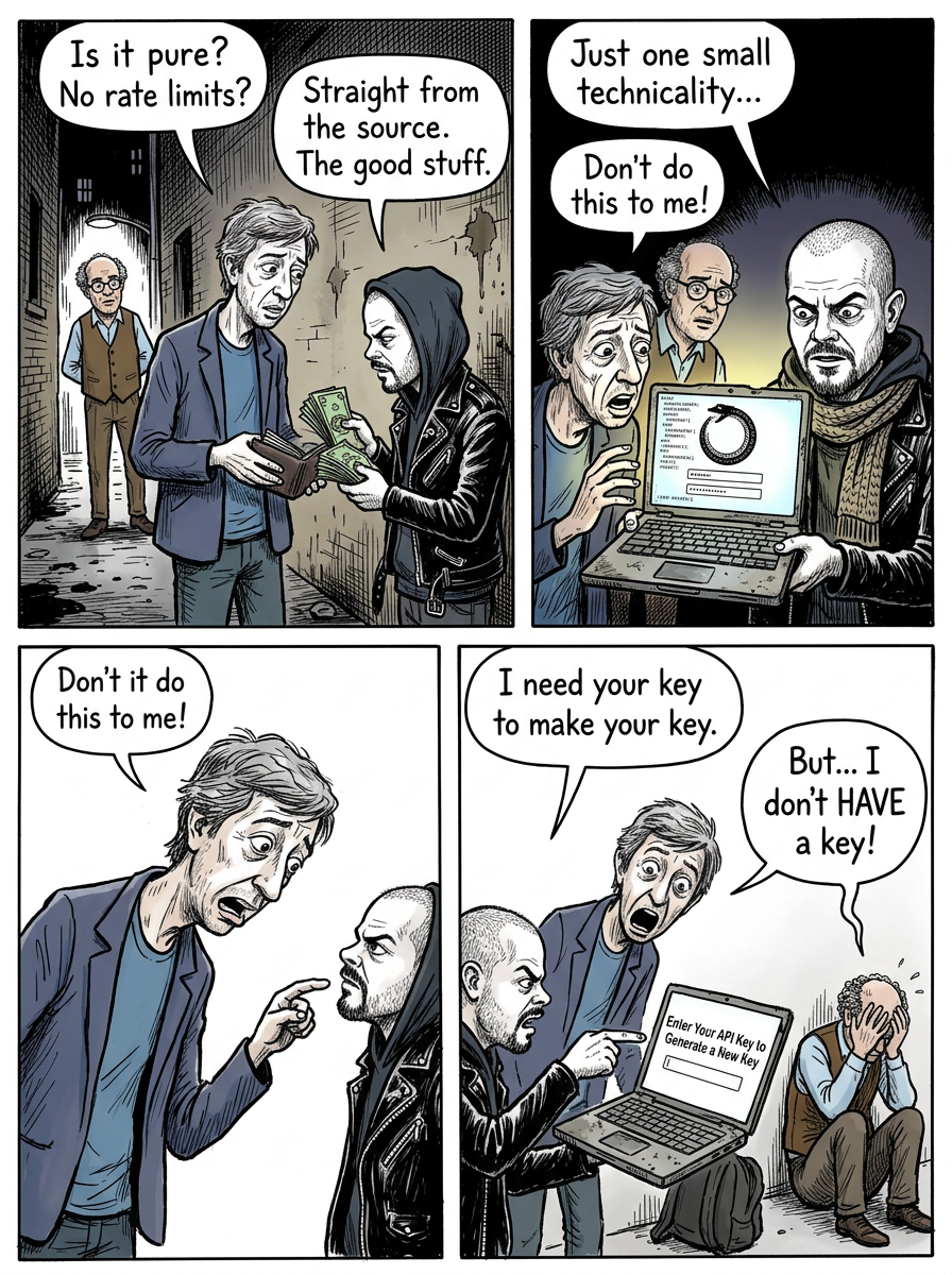 Mini comic strip for this article