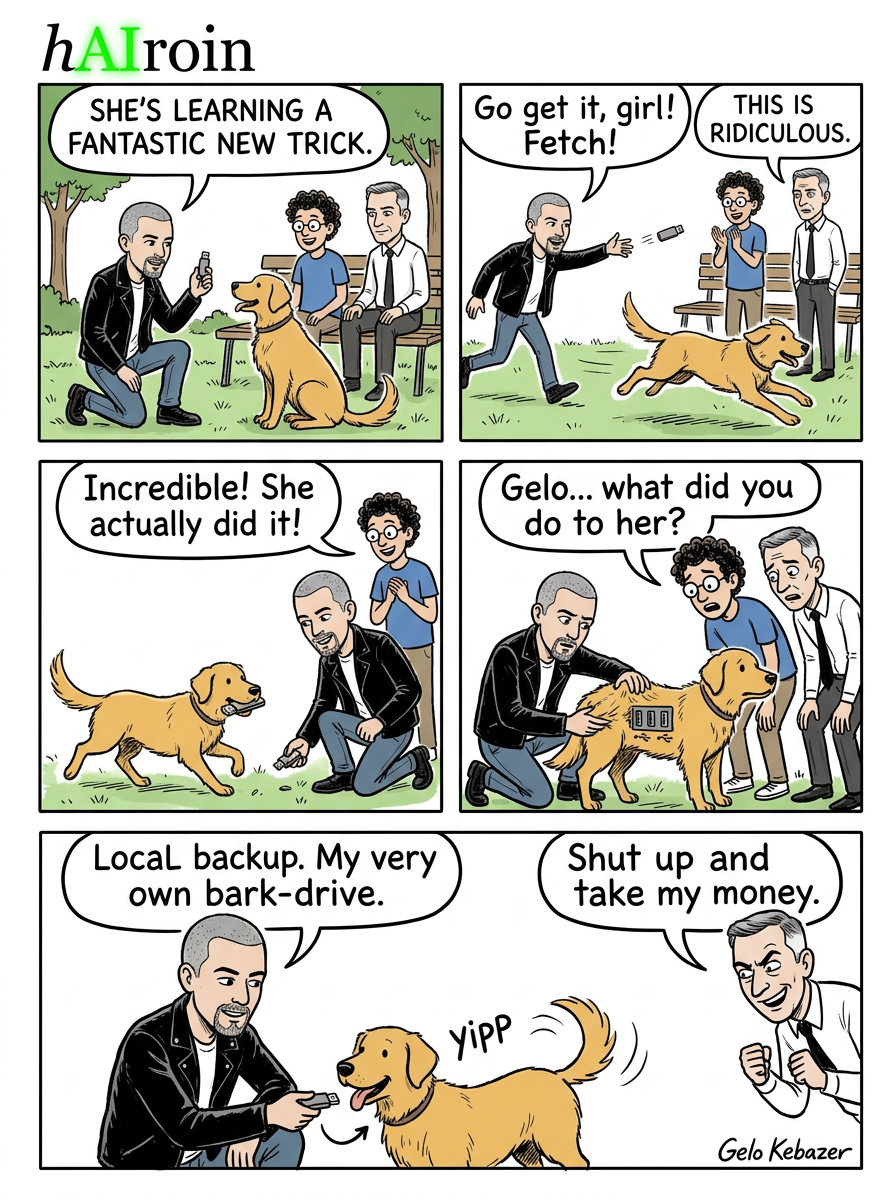 Mini comic strip for this article